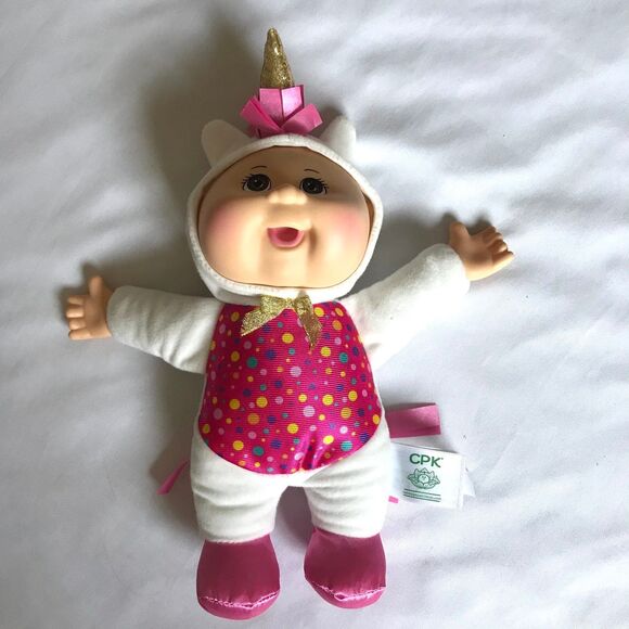 CPK Cabbage Patch Kids Cuties Fantasy Friends Unicorn Doll CPK Pink White - Picture 2 of 6